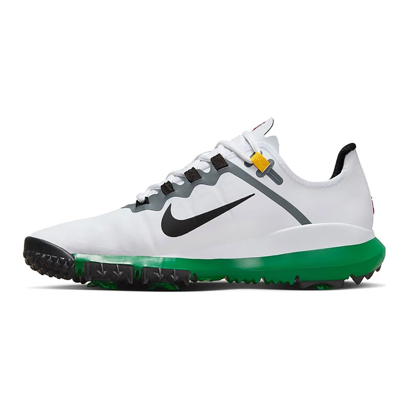 Nike Mens Tiger Woods 13 Golf Shoes (White/Black Pine Green Cool Grey)