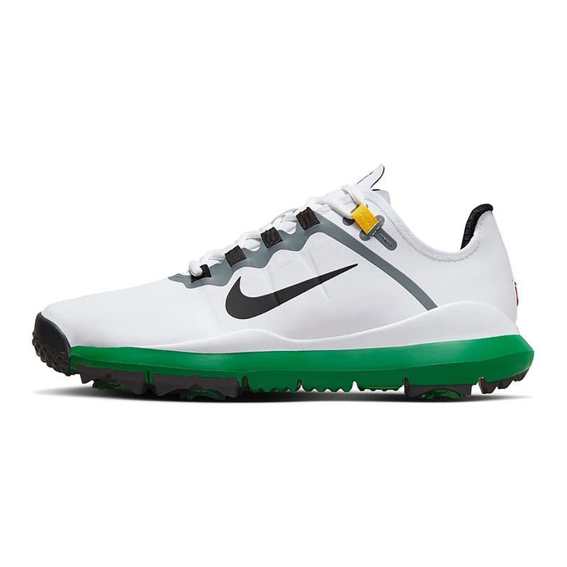 Nike Mens Tiger Woods 13 Golf Shoes (White/Black Pine Green Cool Grey)