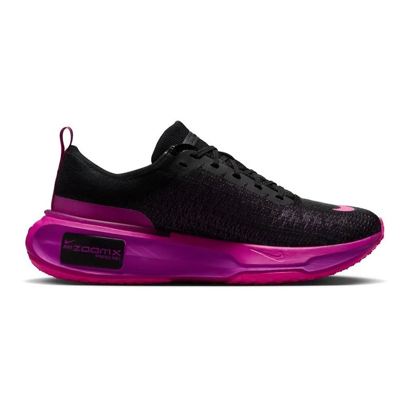 Nike Mens Invincible 3 Running Shoes (Black/Laser Fuchsia  display picture 2