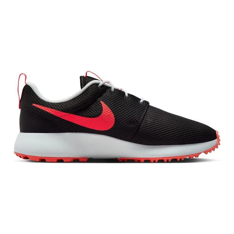 Nike Mens Roshe G Next Nature Golf Shoes (Black/Bright Crimson/Pure Pl