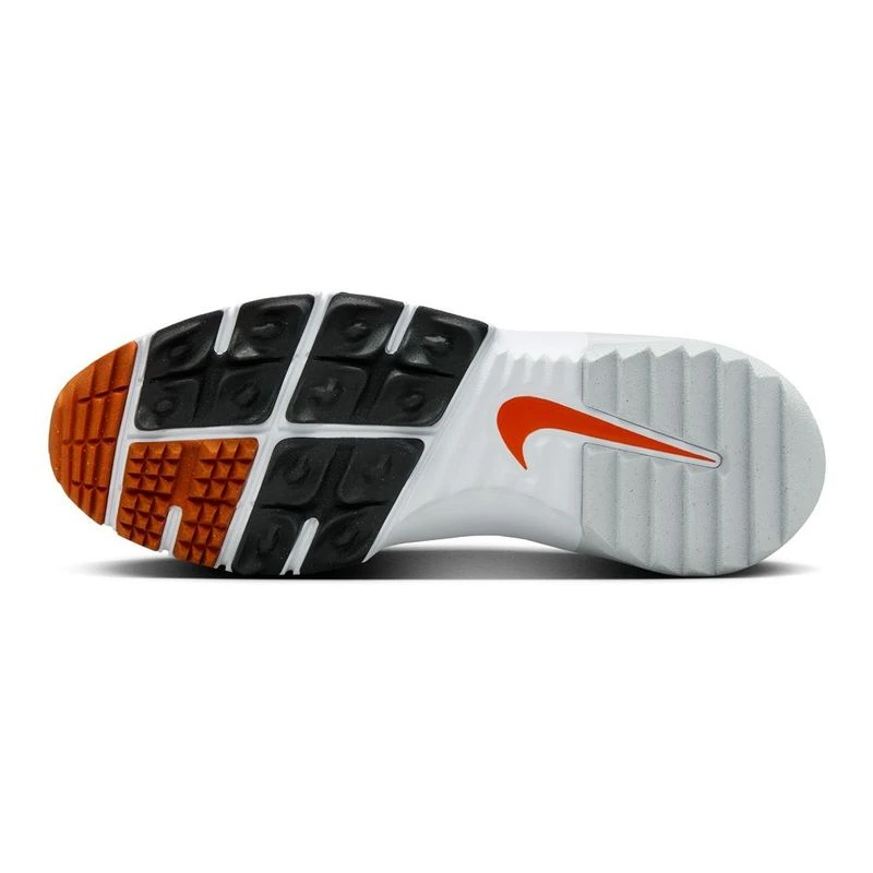 Nike Mens Free Golf NN Golf Shoes (White/Black/Safety Orange) | Sportp