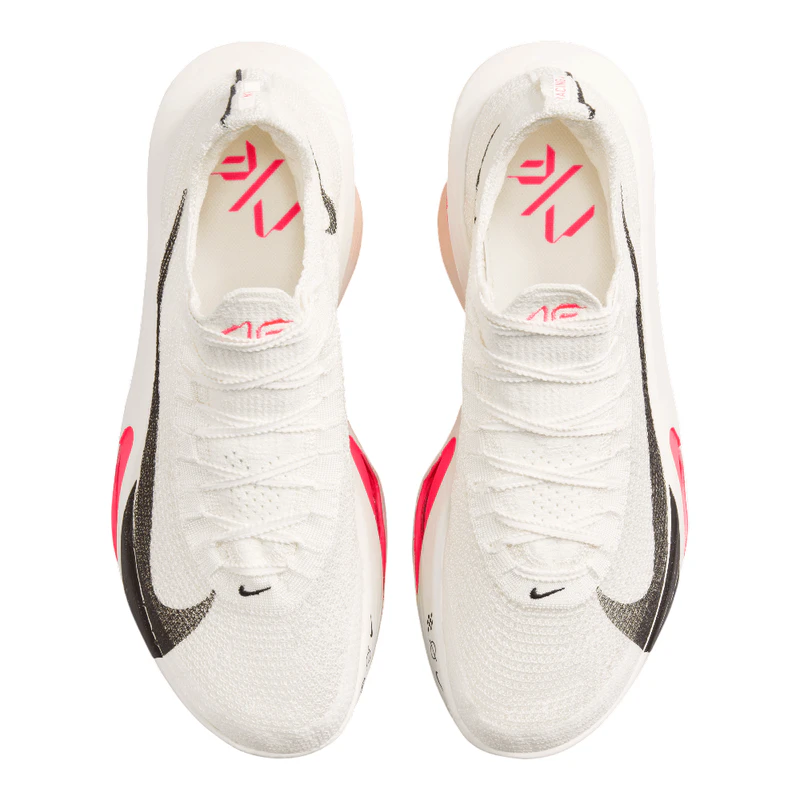 Nike Mens Air Zoom Alphafly Next 3 Running Shoes (Sail/Black-Crimson T