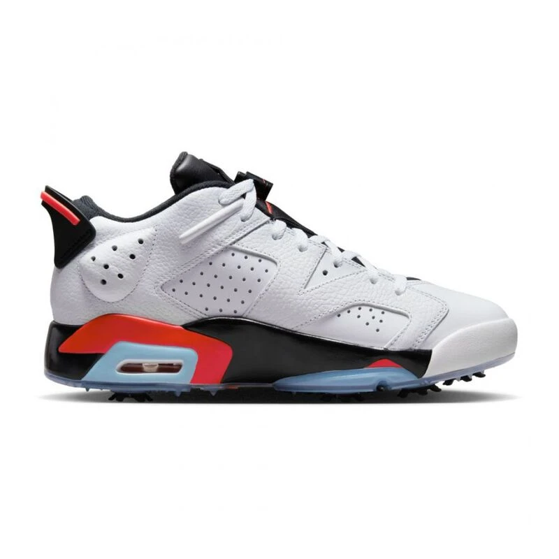 Nike Mens Jordan Retro 6 G Golf Shoes (White/Black/Infrared 23) | Spor