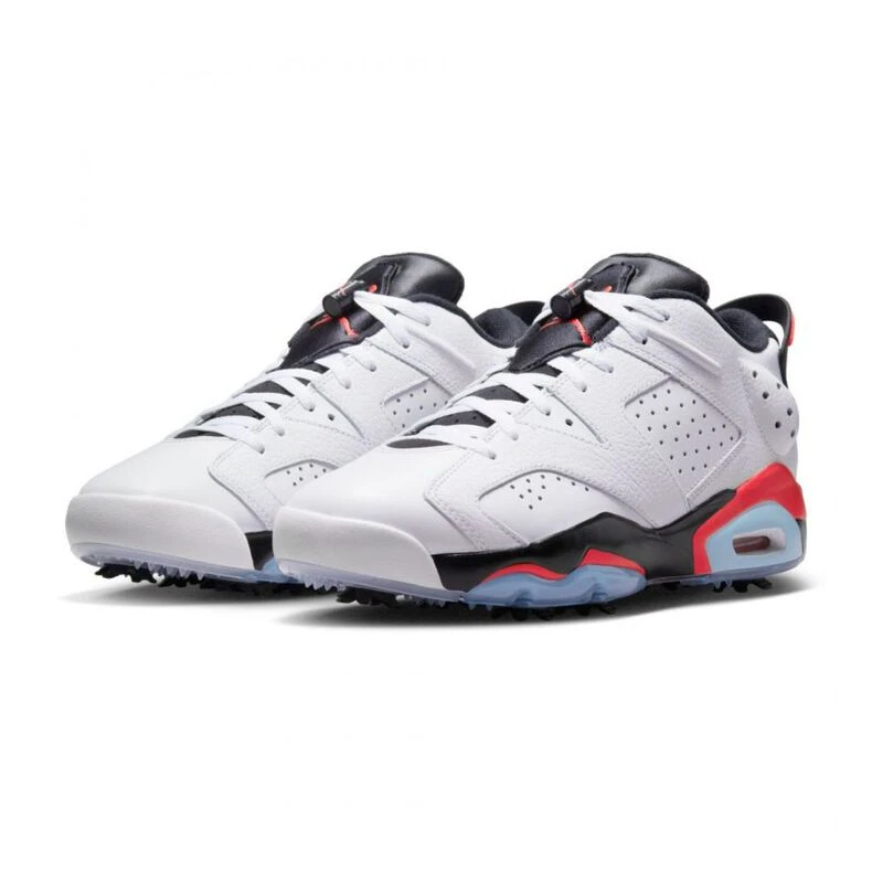 Nike Mens Jordan Retro 6 G Golf Shoes (White/Black/Infrared 23) | Spor