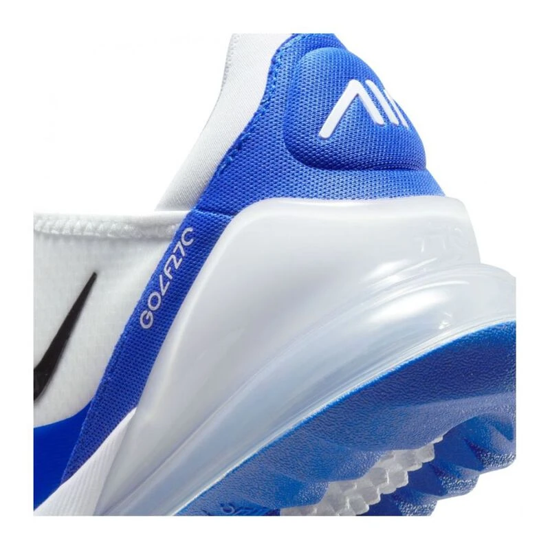 Nike Air Max 270 G Golf Shoes (White/Black/Racer Blue/Pure Platinum) |
