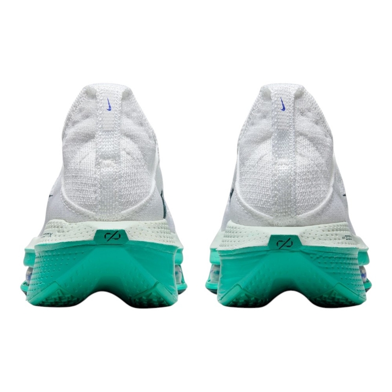 Nike Womens Air Zoom Alphafly Next% 2 Running Shoes (White/Deep Jungle