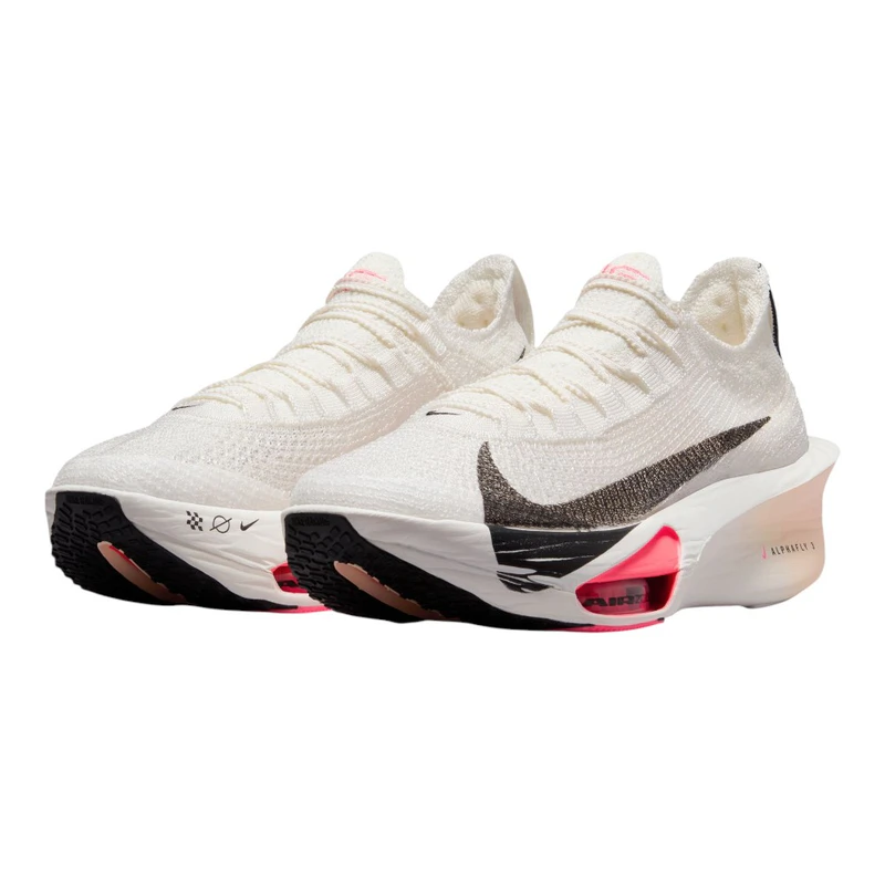 Nike Womens Air Zoom Alphafly Next% 3 Running Shoes (Sail/Black/Crimso
