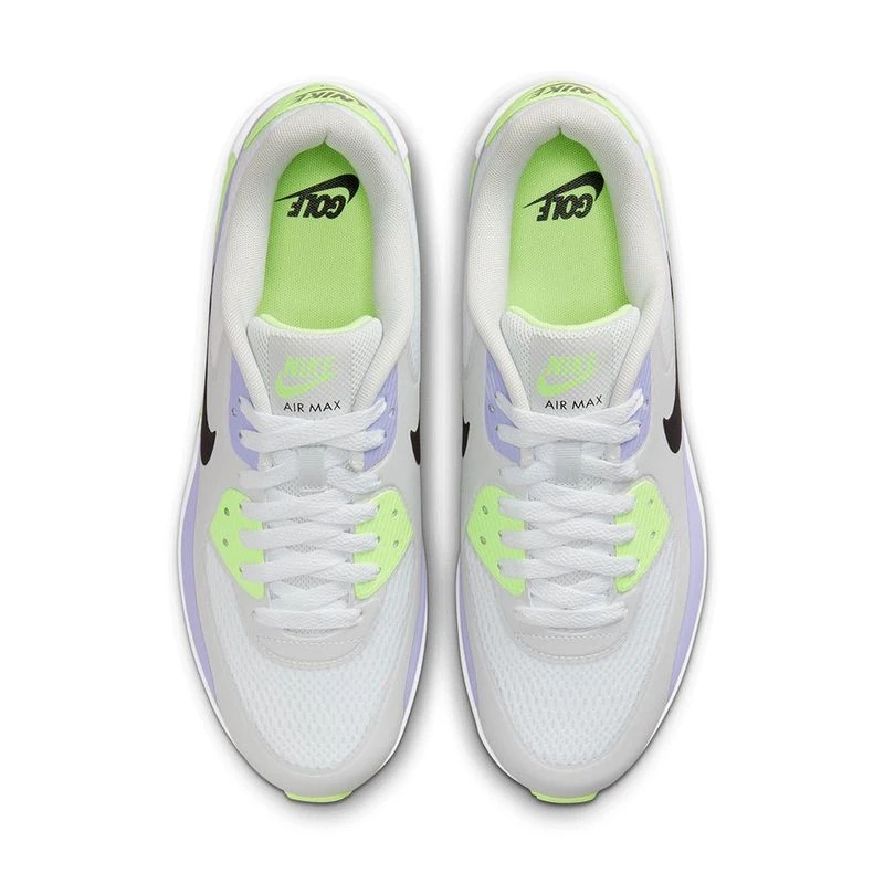 Nike Air Max 90 G Golf Shoes (White/Black/Lilac/Barely Grape) | Sportp