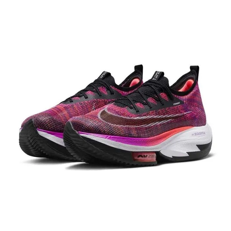 Nike Mens Air Zoom Alphafly Next% Running Shoes (Purple/Black) | Sport