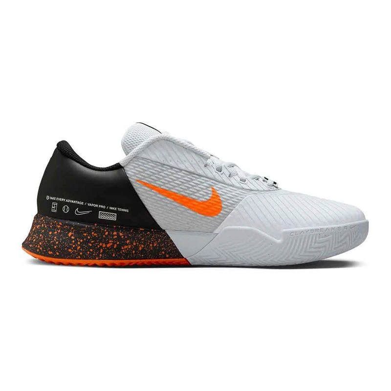 Nike Mens Air Zoom Vapor Pro 2 Clay Tennis Shoes (Orange) | Sportpursu