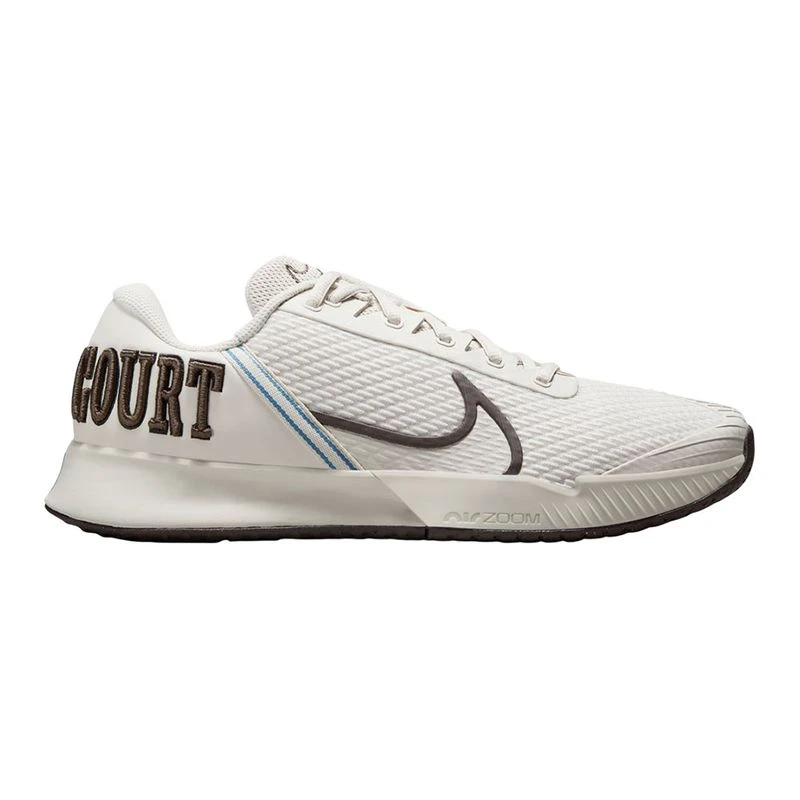 Nike Mens Court Air Zoom Vapor Pro 2 Heritage Tennis Shoes (Blue) | Sp