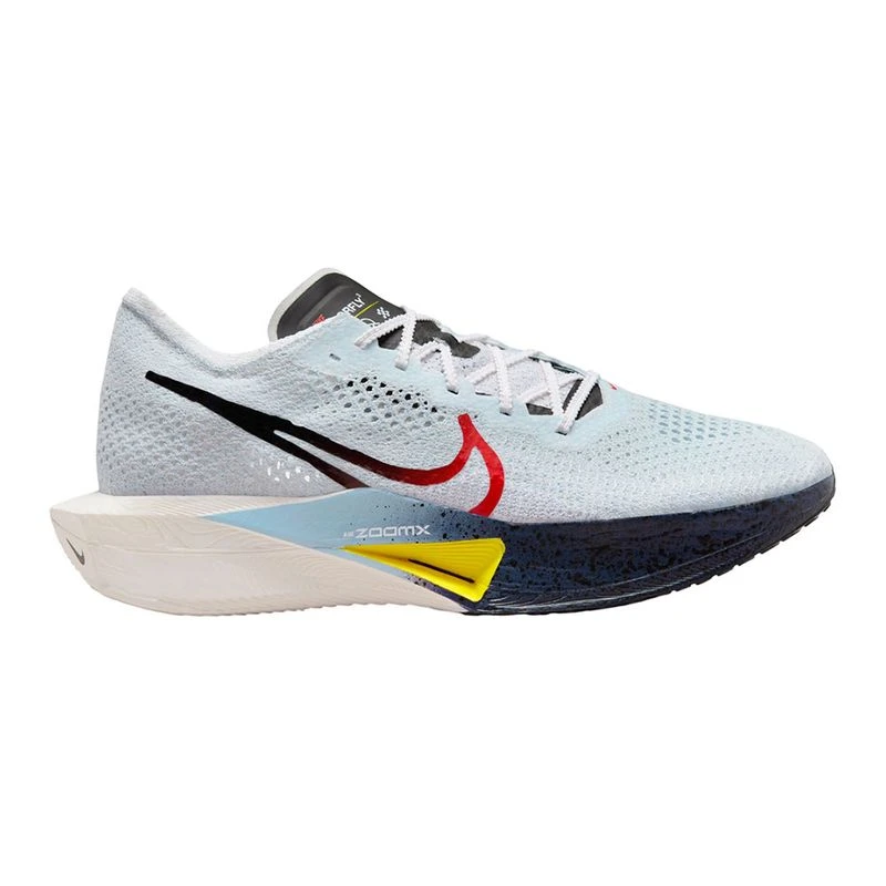 Nike Mens Vaporfly 3 Running Shoes (White/Speed Red-Pure Platinum) | S
