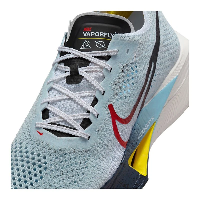 Nike Mens Vaporfly 3 Running Shoes (White/Speed Red-Pure Platinum) | S