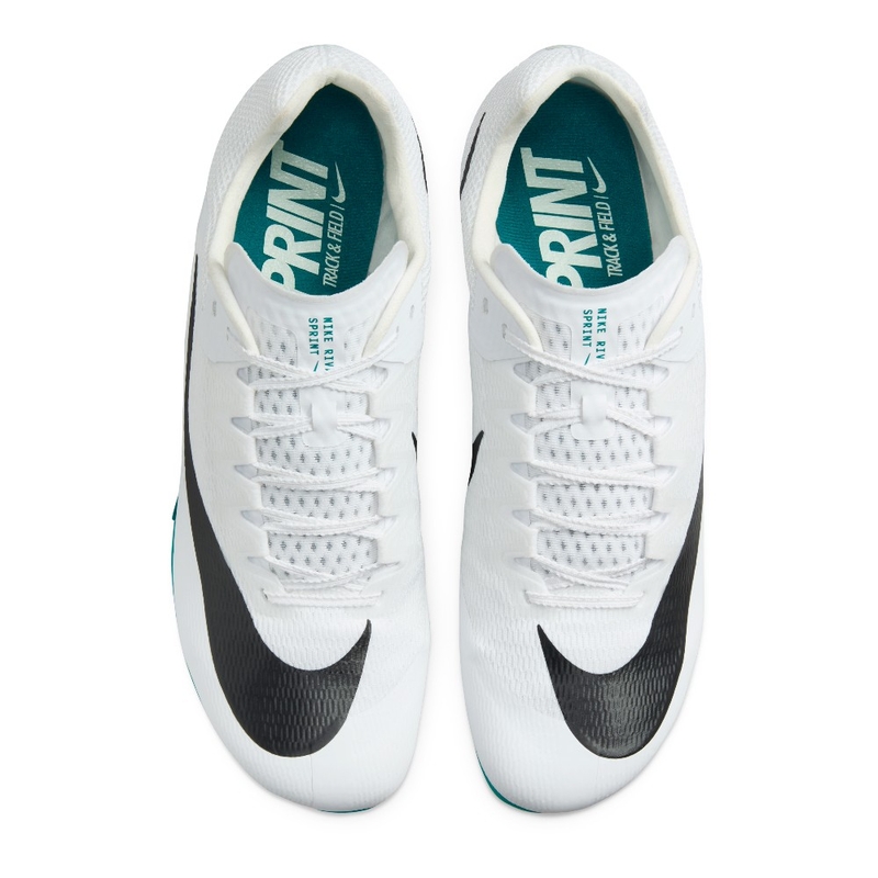 スパイク・シューズ Nike White Racing Spikes Nike Mens Zoom Rival Sprint Spikes (White/Black-Bright Spruce-Vapor Gr