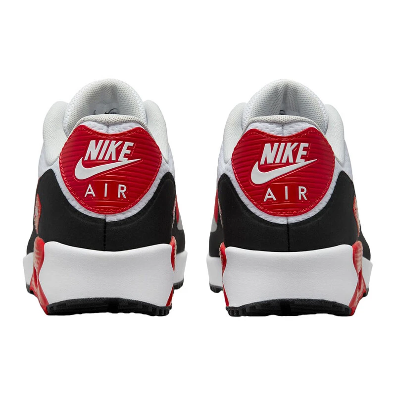 Nike Air Max 90 G TB Golf Shoes (White/University Red/Black/Photon Dus
