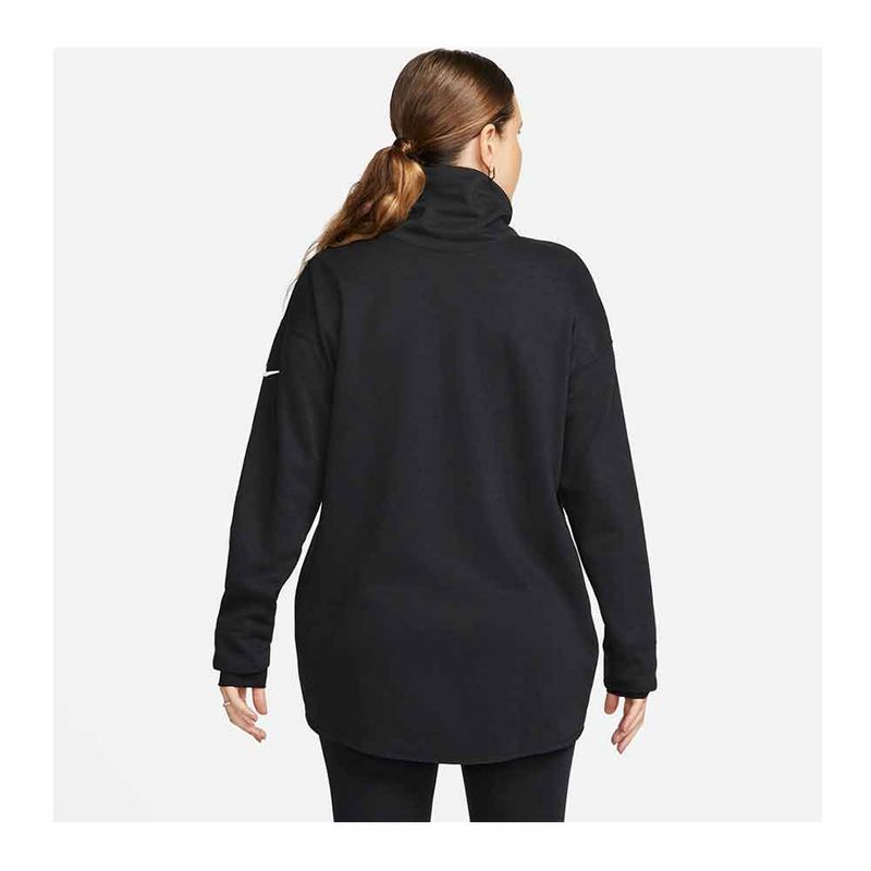 Nike Womens Dri-FIT CQ9286 Pullover (Black/Black/White) | Sportpursuit