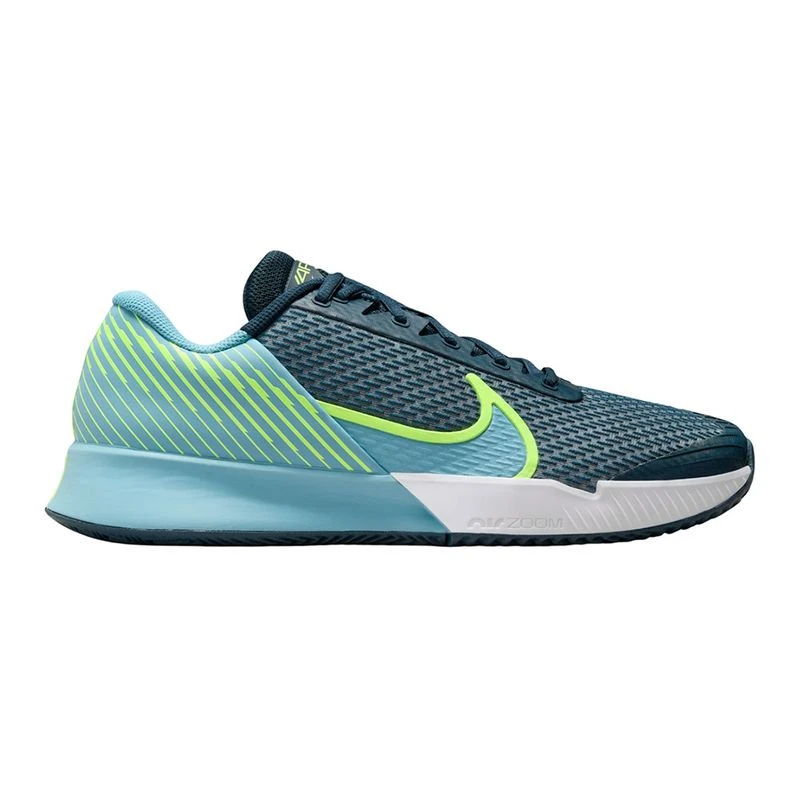 Nike Mens Court Air Zoom Vapor Pro 2 Clay Tennis Shoes (Blue) | Sportp