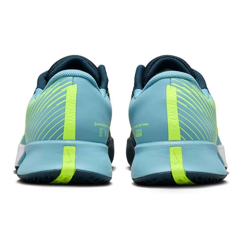 Nike Mens Court Air Zoom Vapor Pro 2 Clay Tennis Shoes (Blue) | Sportp