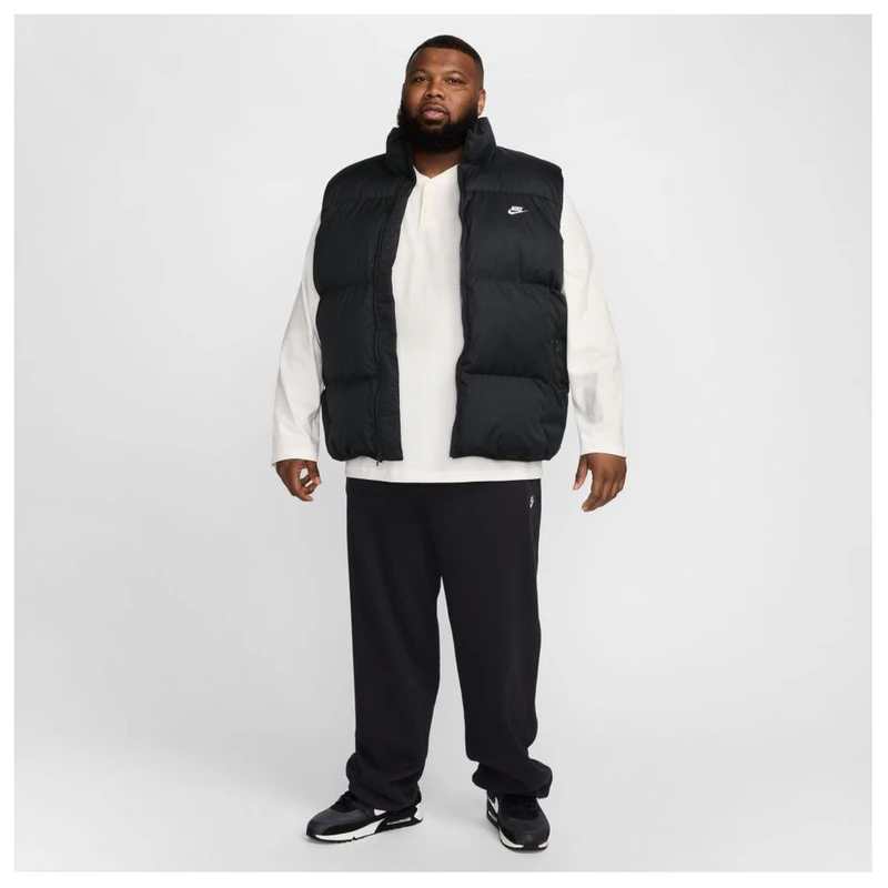 Nike Mens Nike Sportswear Club PrimaLoft® Vest (Black/White) | Sportpu