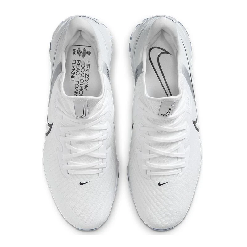 Nike Air Zoom Infinity Tour Golf Shoes (White/Black/Photon Dust/Mtlc P