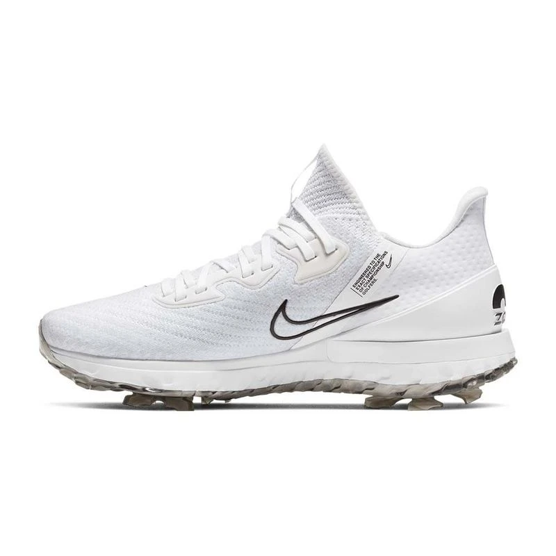 Nike Chaussures de golf Air Zoom Infinity Tour (Blanc/Noir/Platinum Ti