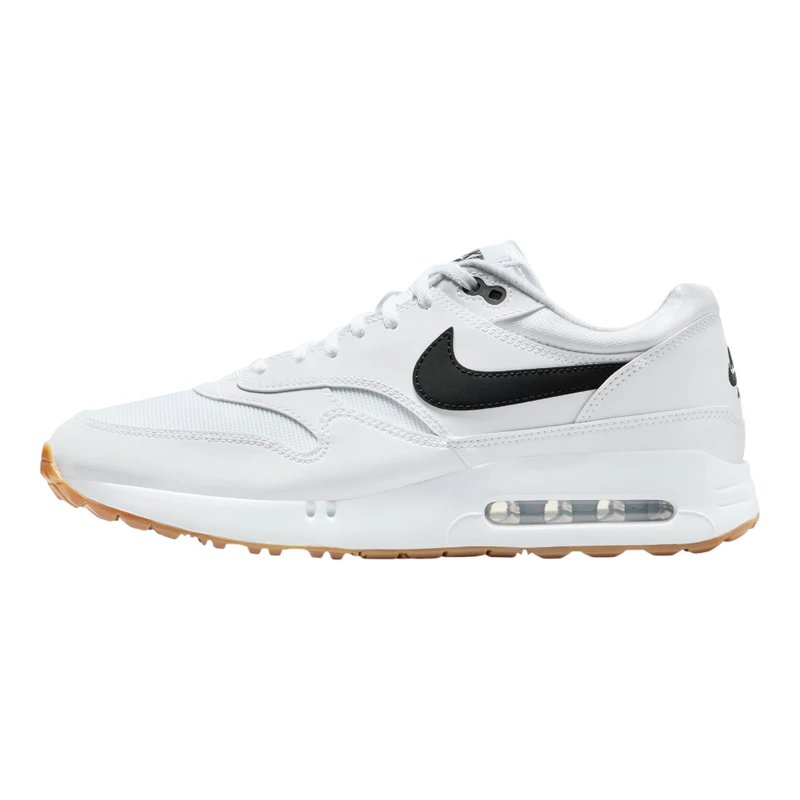 Nike Mens Air Max 1 '86 OG G Golf Shoes (White/Black-Gum Med Brown) |