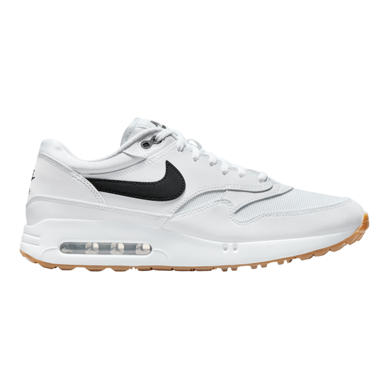 Nike Mens Air Max 1 '86 OG G Golf Shoes (White/Black-Gum Med Brown) |