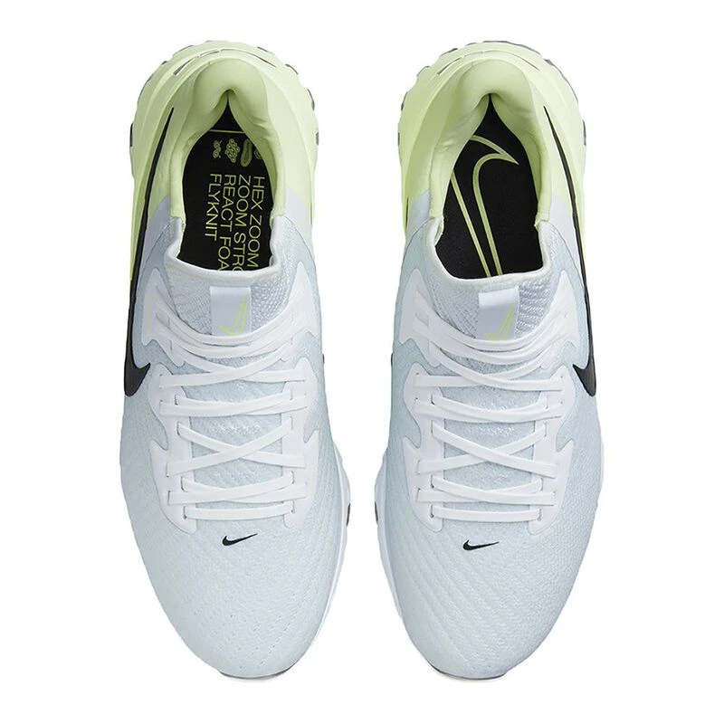 Nike Air Zoom Infinity Tour Golf Shoes (White/Black/Barely Volt/Volt)