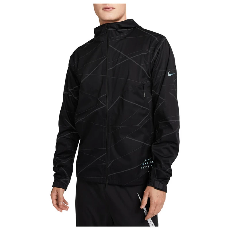Nike Mens Storm-FIT Run Division Jacket (Black/Blkref) | Sportpursuit.