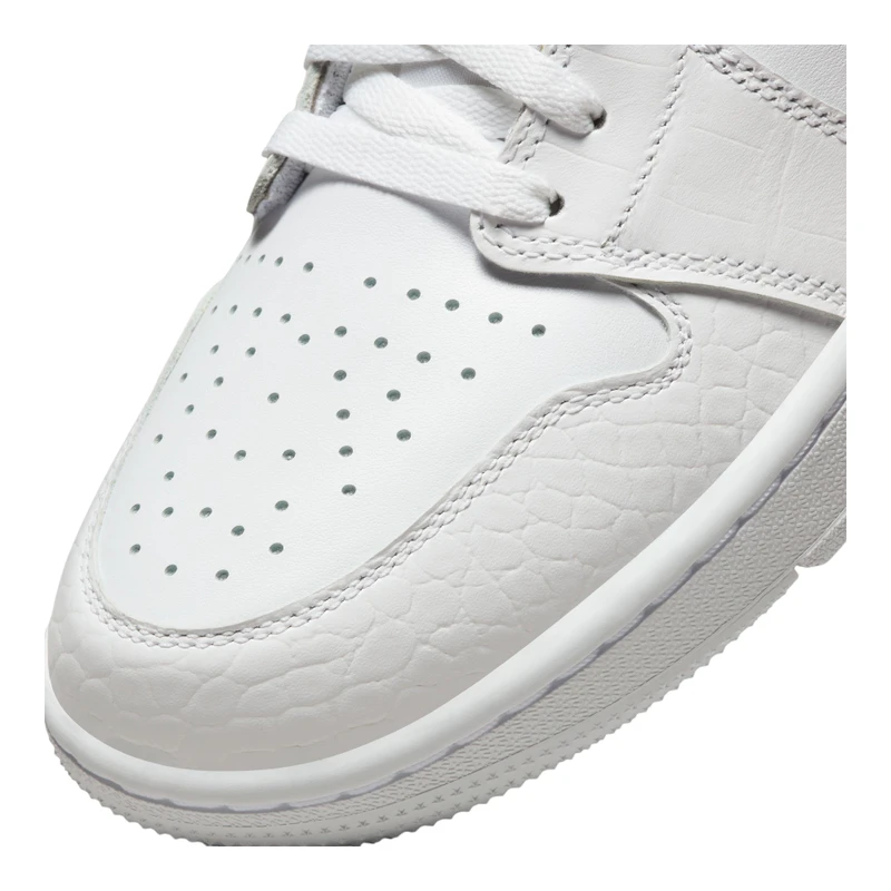 Nike Mens Air Jordan 1 Low G Golf Shoes (White/White-Pure Platinum) |