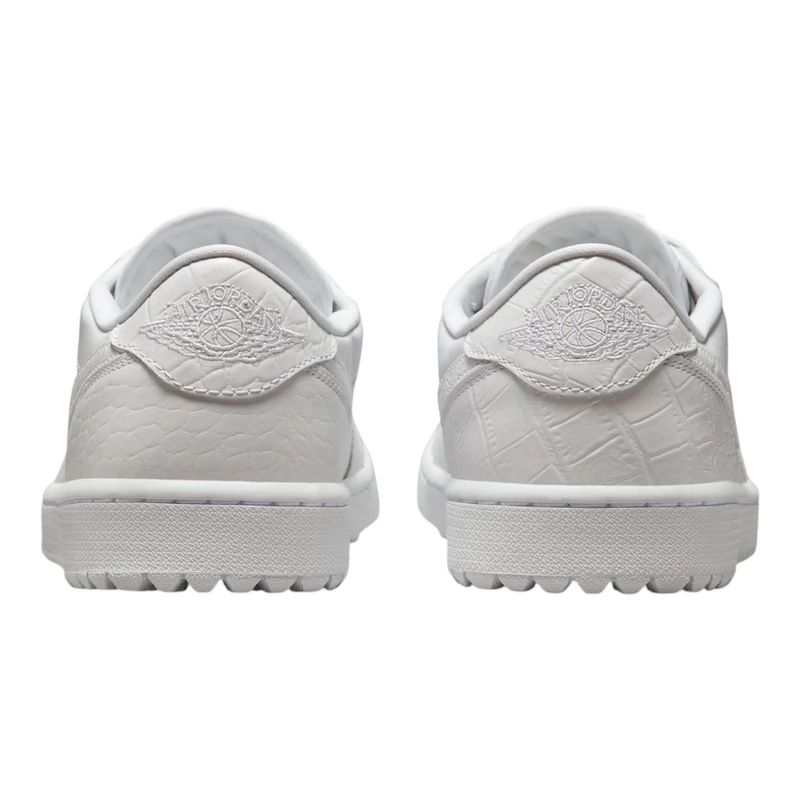 Nike Mens Air Jordan 1 Low G Golf Shoes (White/White-Pure Platinum) |