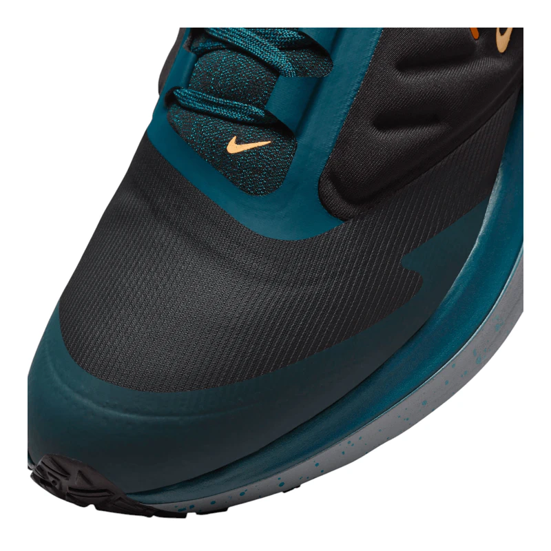 Nike Mens Air Winflo Shield Running Shoes (Black/Safety  display picture 1