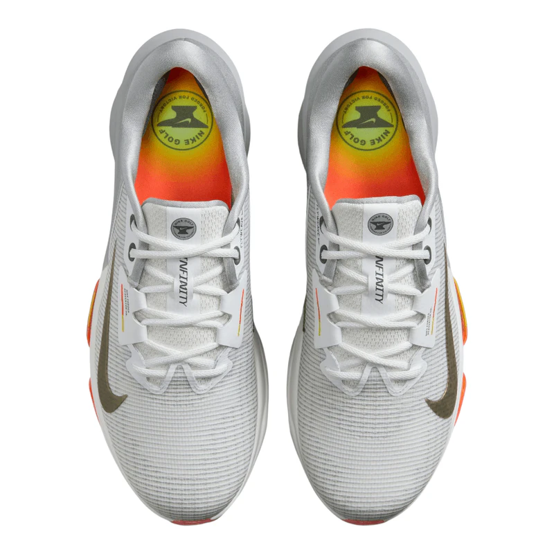 Nike Mens Air Zoom Infinity Tour Next% 2 NRG U25 Golf Shoes (Summit Wh