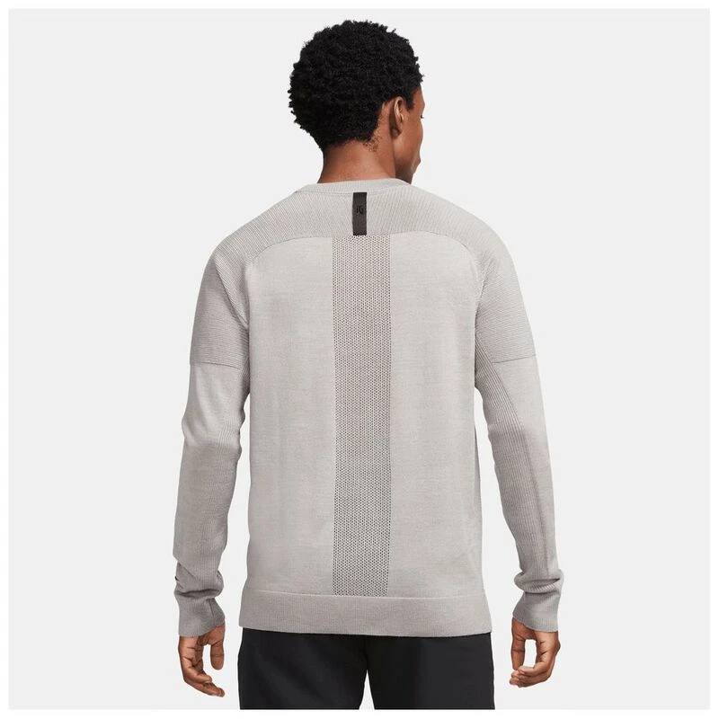 Nike Mens Tiger Woods Knit Golf Long Sleeve Top (Dust/Black) | Sportpu