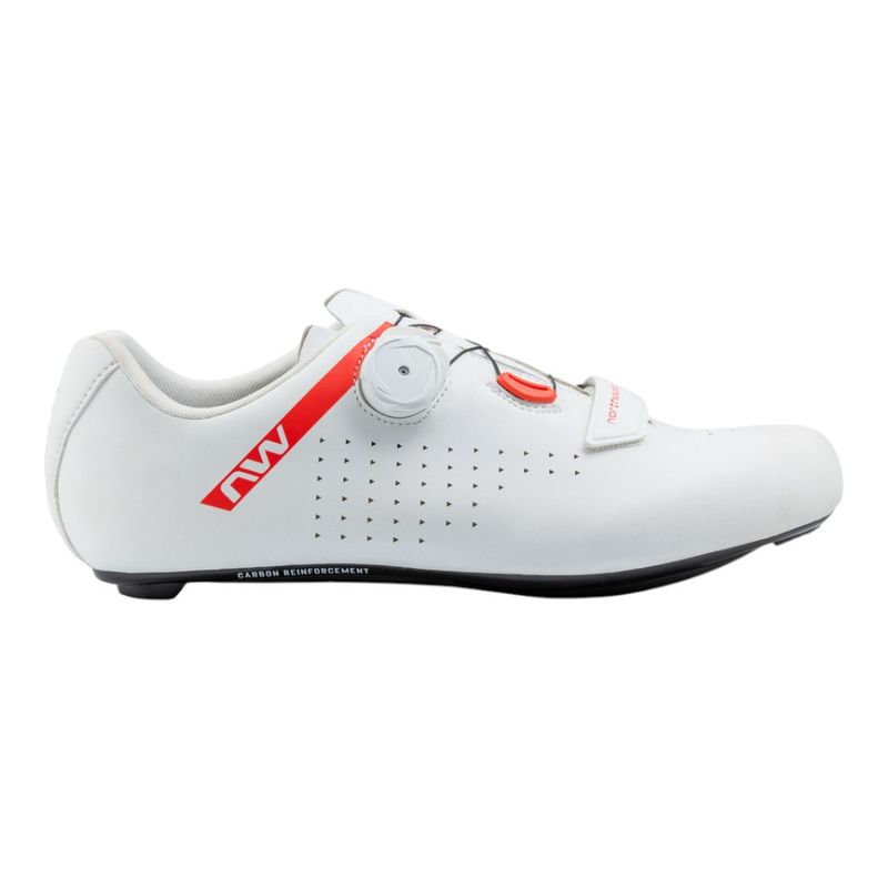 Northwave Mens Top Ganna Veloce Extreme Road Cycling Shoes (White) | S