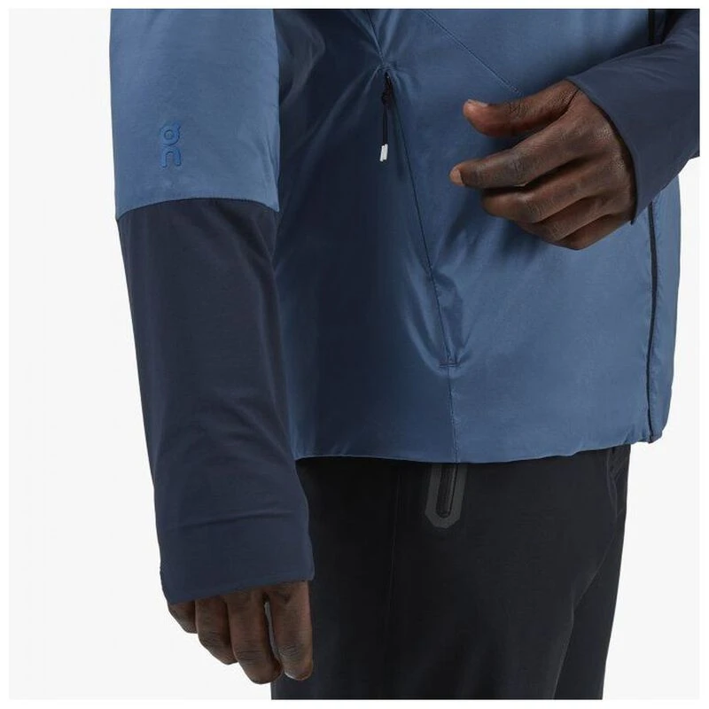 ON Running Mens Insulator Jacket (Cerulean/Navy) | Sportpursuit.com