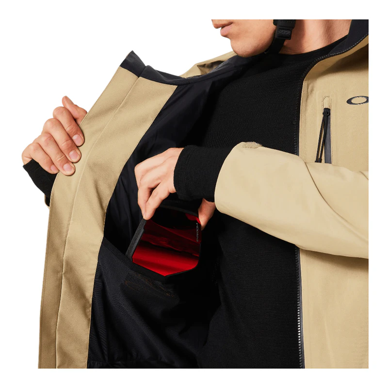 Oakley Mens Unbound GTX 2.0 Ski Jacket (Brown) | Sportpursuit.com