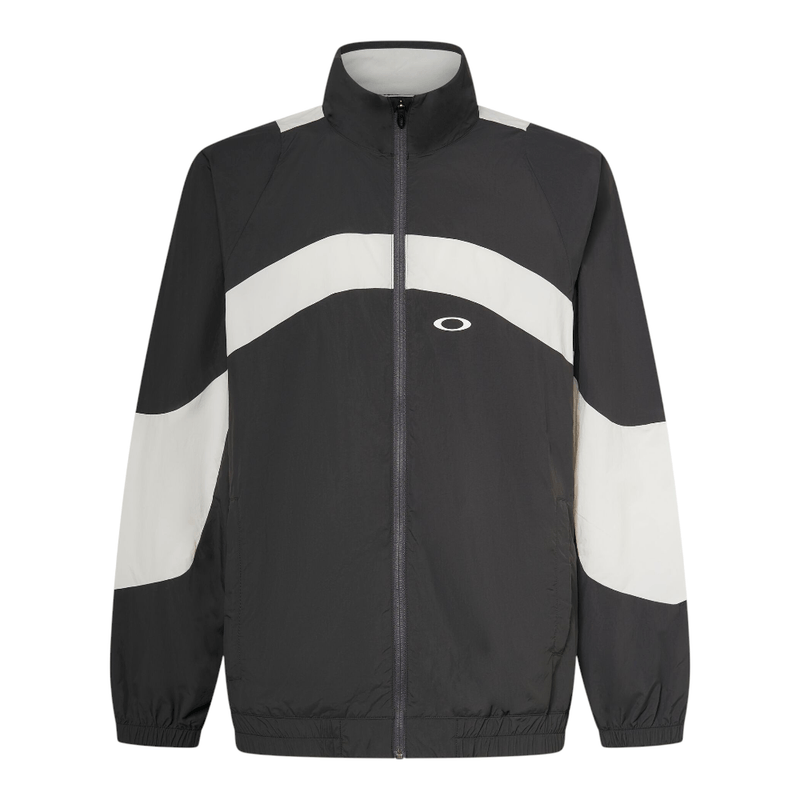 OAKLEY レーシングジャケット ホワイト/ブラック Oakley Mens Enhance Aclife Windproof Jacket (Black) | Sportpursuit.com