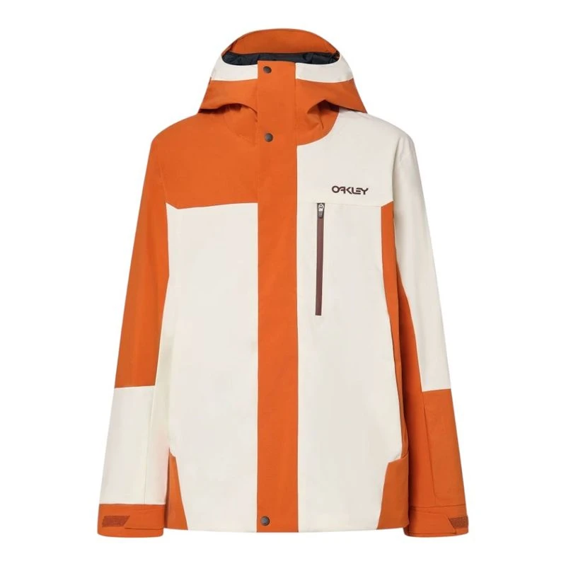 Oakley スノーウェア M/JPN L オレンジ/ホワイト Oakley Mens Tnp Tbt Insulated Jacket (White) | Sportpursuit.com