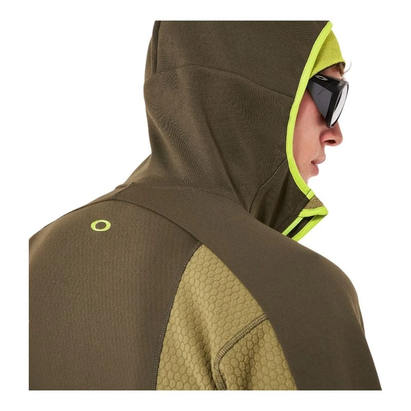 Oakley Mens Drift Tech Fleece Hoody (Green) | Sportpursuit.com