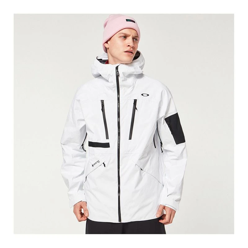 Oakley Mens Bowls Gore-Tex Pro Shell Jacket (White) | Sportpursuit.com