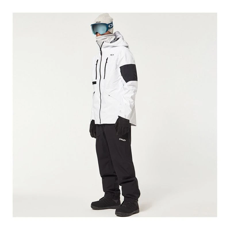 Oakley Mens Bowls Gore-Tex Pro Shell Jacket (White) | Sportpursuit.com