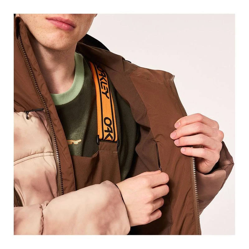 Oakley Mens TC Rykkinn Jacket (Brown) | Sportpursuit.com