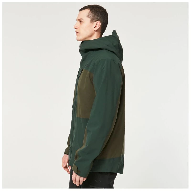 Oakley Mens TC Earth Shell Ski Jacket (New Dark Brush/Hunter Green) |