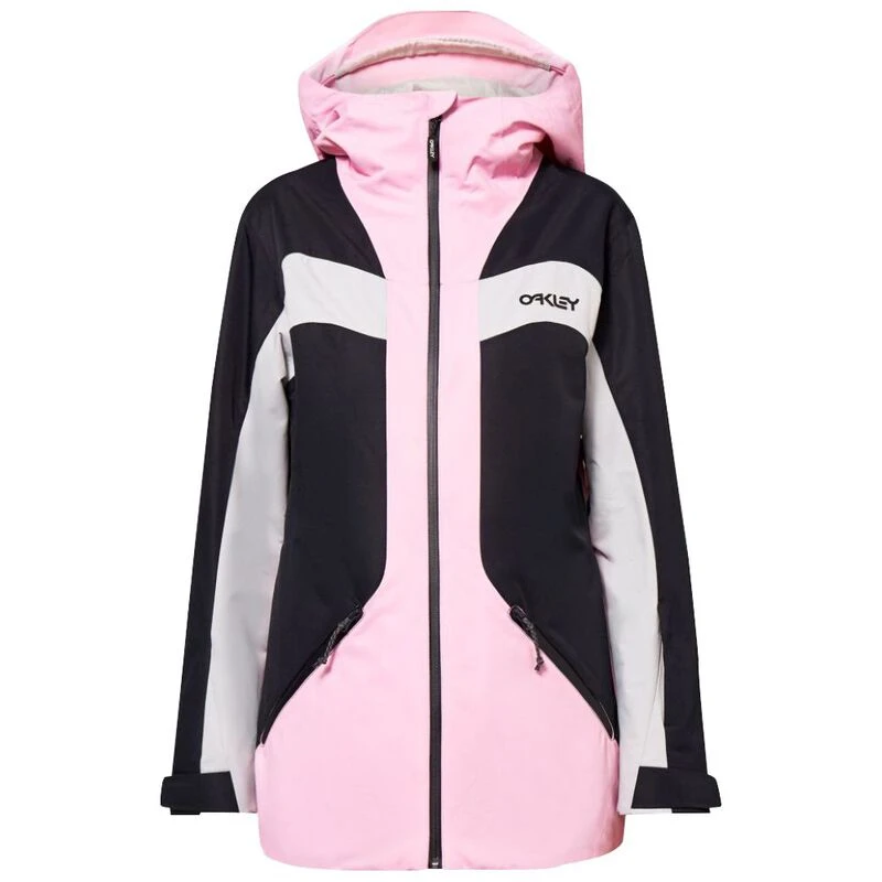 Oakley Womens TNP TBT RC Ski Jacket (Black/Lunar Rock/Pink Flow) | Spo