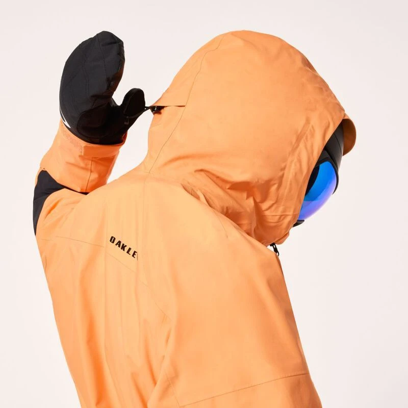 Oakley Mens Bowls Gore-Tex Pro Shell Jacket (Soft Orange) | Sportpursu