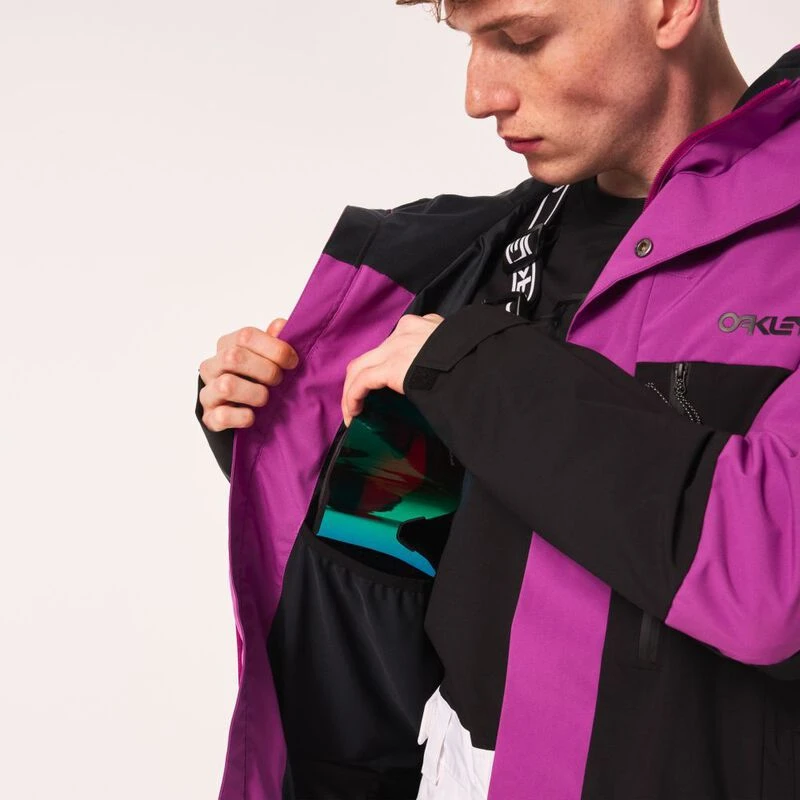 Oakley Mens TNP TBT Shell Jacket (Ultra Purple/Blackout) | Sportpursui