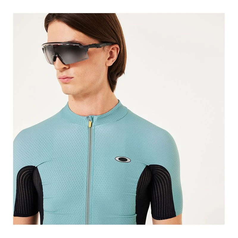Oakley Mens Endurance Ultra Vented Cycling Jersey (Blue) | Sportpursui