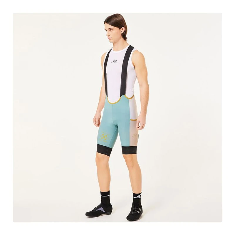 Oakley Mens Off Grid Cargo Bib Bib Shorts (Blue) | Sportpursuit.com