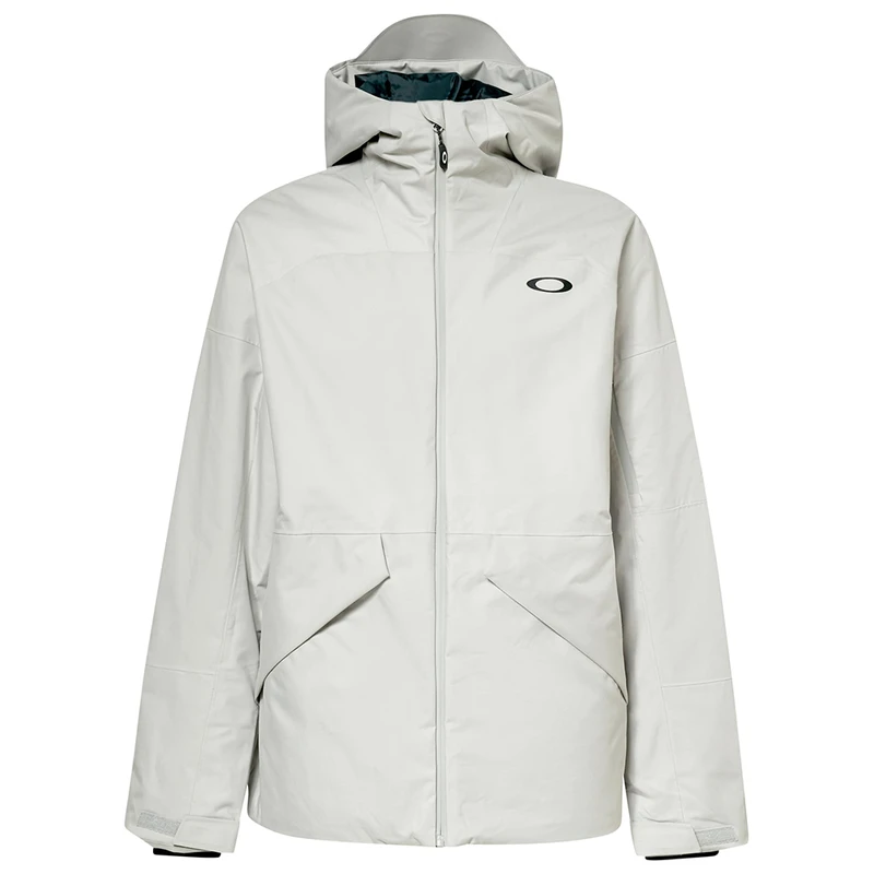 Oakley Mens Wengen Insulated Waterproof Jacket (Stone Grey) | Sportpur